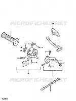 LEFT SWITCH   HANDGRIP (E22, E39) for Suzuki TS-ER 250 1996