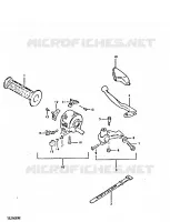 LEFT SWITCH   HANDGRIP (E4, E18) for Suzuki TS-ER 250 1996