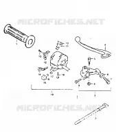 LEFT SWITCH   HANDGRIP for Suzuki TS 125 1979