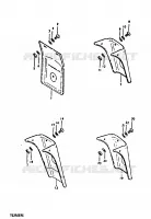 MUD FLAP for Suzuki TS-ER 250 1996