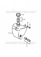 OIL TANK for Suzuki TS 125 1979