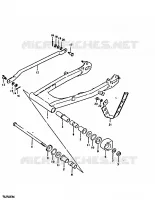 SWINGARM for Suzuki TS-ER 250 1996