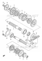TRANSMISSION for Suzuki Autres-modeles 50 2001