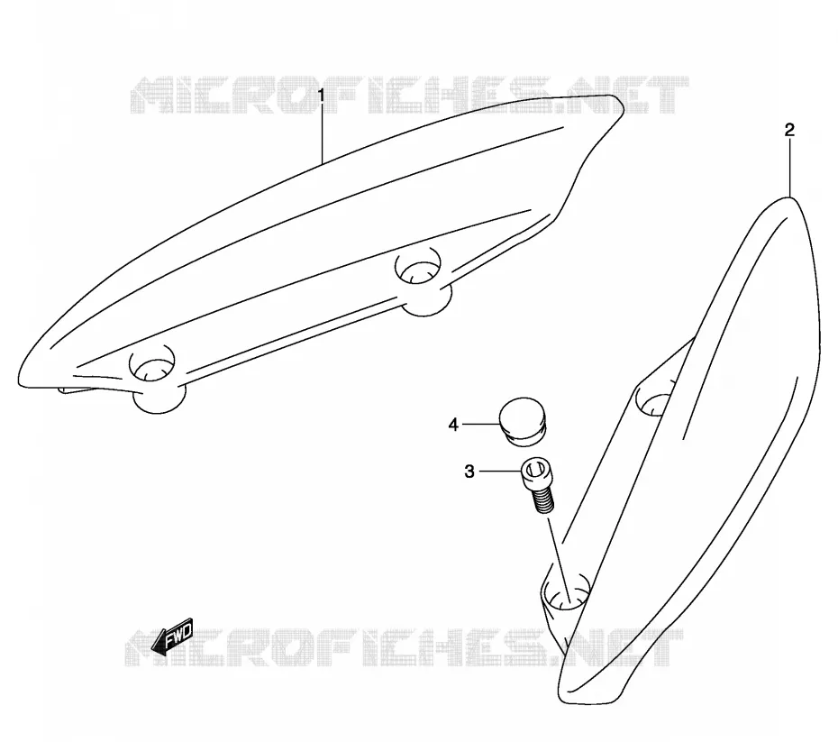 BACKREST (MODEL K2) Suzuki SCOOTER 150 BURGMAN 2002  UH150K2(P19)
