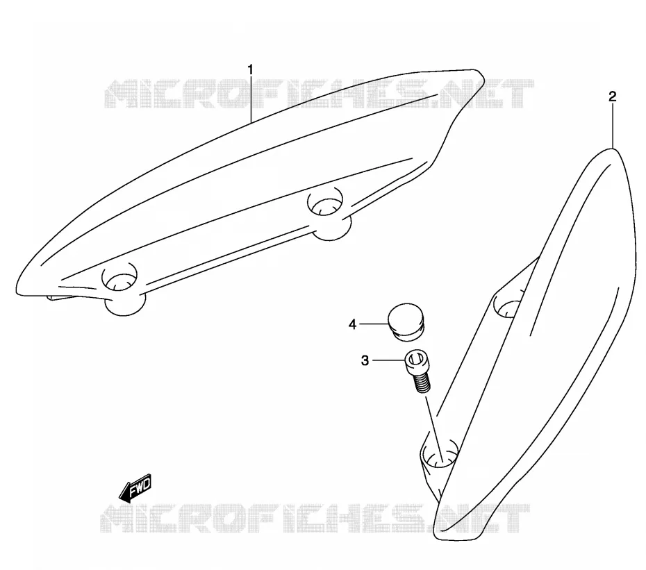 BACKREST (MODEL K5) Suzuki SCOOTER 150 BURGMAN 2002  UH150K2(P19)