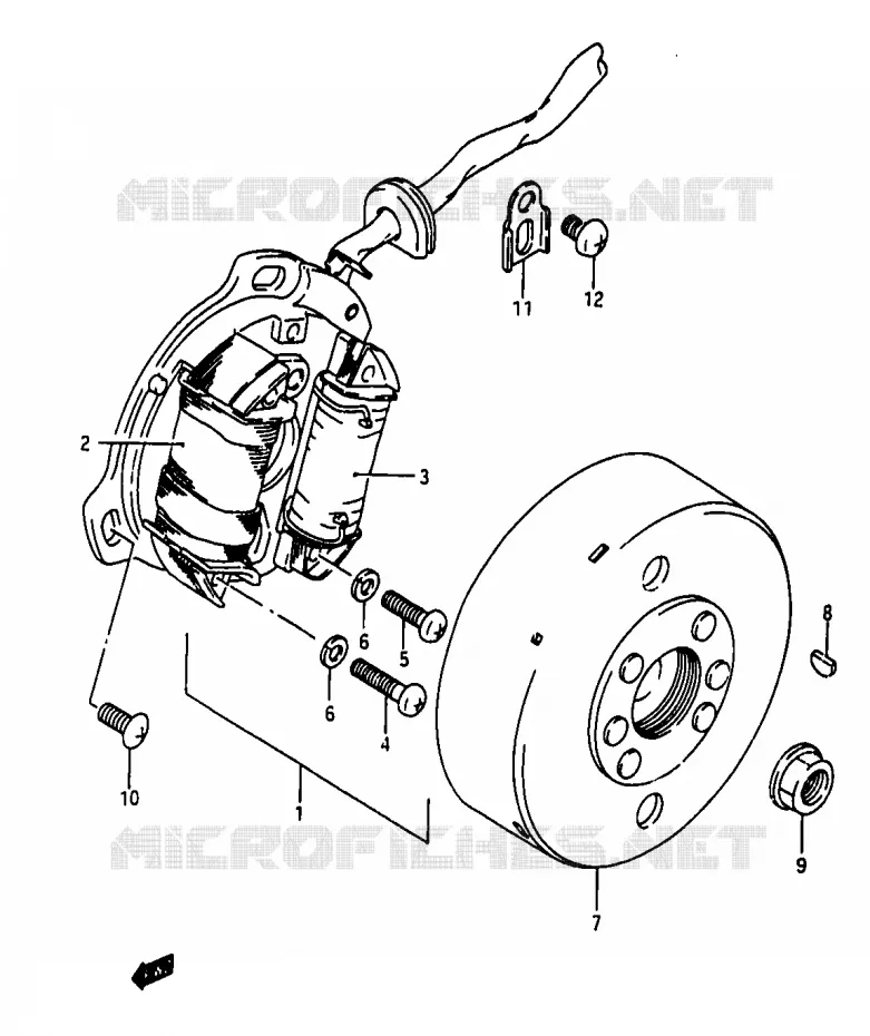 IGNITION Suzuki MOTO 50 Autres-modeles 1991  TV50M(M/R)