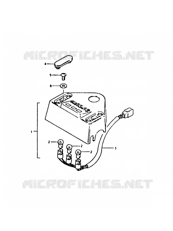 PILOT LAMPS Suzuki MOTO 50 TS-ER 1982  TS50ERKDBZ(Z/D)