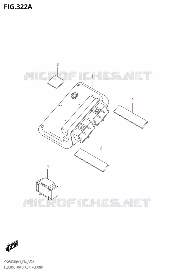 ELECTRIC POWER CONTROL UNIT Suzuki MOTO 800 GSX 2023  GSX800RQ M3 (E14)