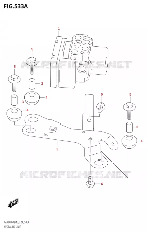 ABS SYSTEM Suzuki MOTO 800 GSX 2023  GSX800RRQ M3 (E21)