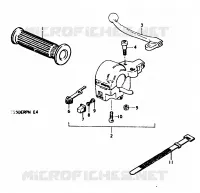 CLUTCH LEVER for Suzuki TS-ER 50 1979