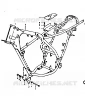 FRAME for Suzuki TS 125 1979