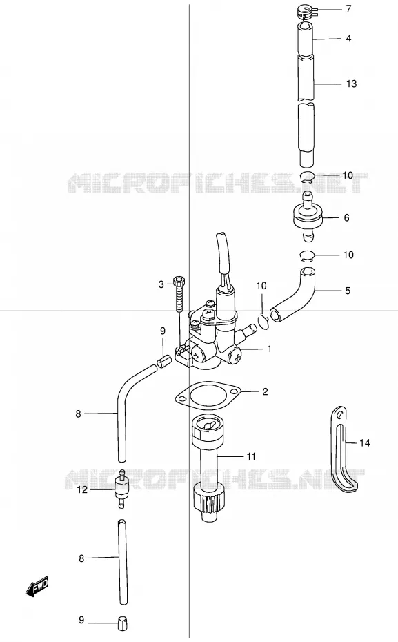 OIL PUMP (MODEL W/X) Suzuki MOTO 50 STREET-MAGIC 2000  TR50SY(E2)