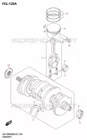CRANKSHAFT for Suzuki KATANA 1000 2024