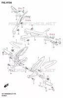 FOOTREST for Suzuki KATANA 1000 2024
