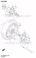 FRONT WHEEL for Suzuki KATANA 1000 2024