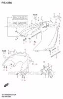 FUEL TANK COVER for Suzuki KATANA 1000 2024