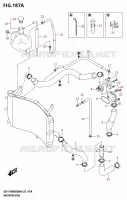 RADIATOR HOSE   EXPANSION TANK for Suzuki KATANA 1000 2024