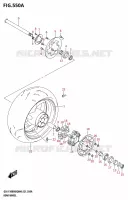 REAR WHEEL for Suzuki KATANA 1000 2024