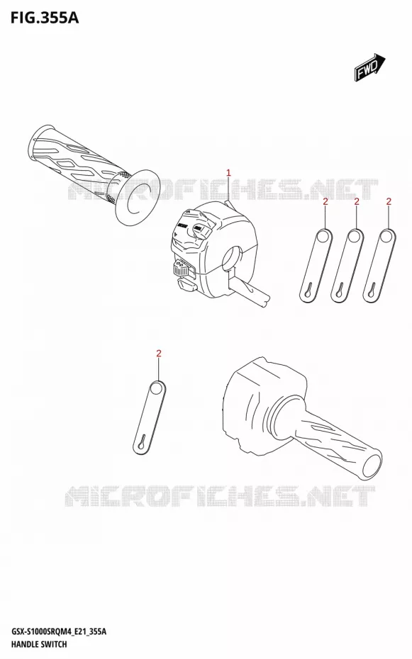 SWITCHES Suzuki MOTO 1000 KATANA 2024  GSX-S1000SRQ M4 (E21)