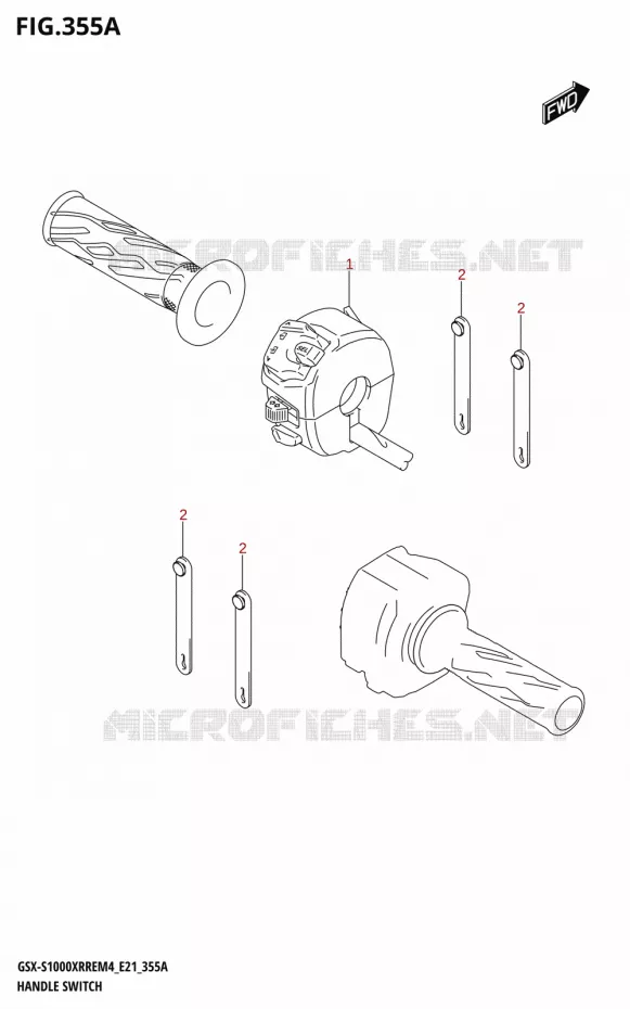 SWITCHES Suzuki MOTO 1000 GSX-S 2024  GSX-S1000XRRE M4 (E21)