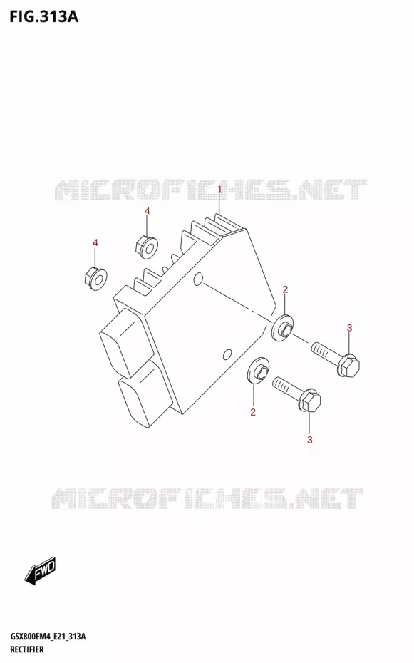 RECTIFIER Suzuki MOTO 800 GSX 2024  GSX800FUQ M4 (E21)