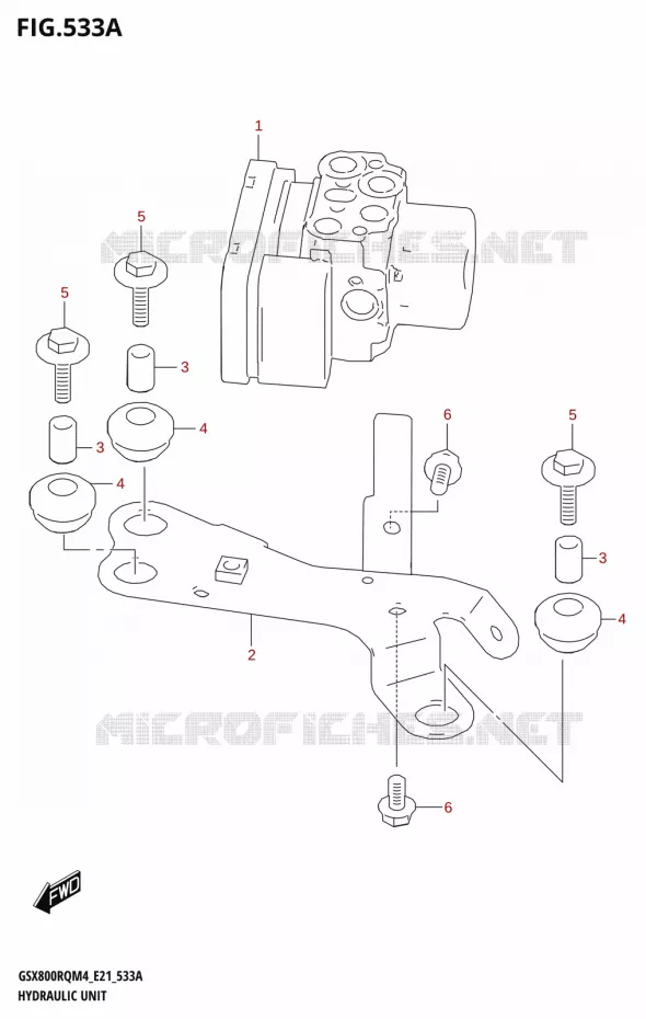 ABS SYSTEM Suzuki MOTO 800 GSX 2024  GSX800RQ M4 (E21)