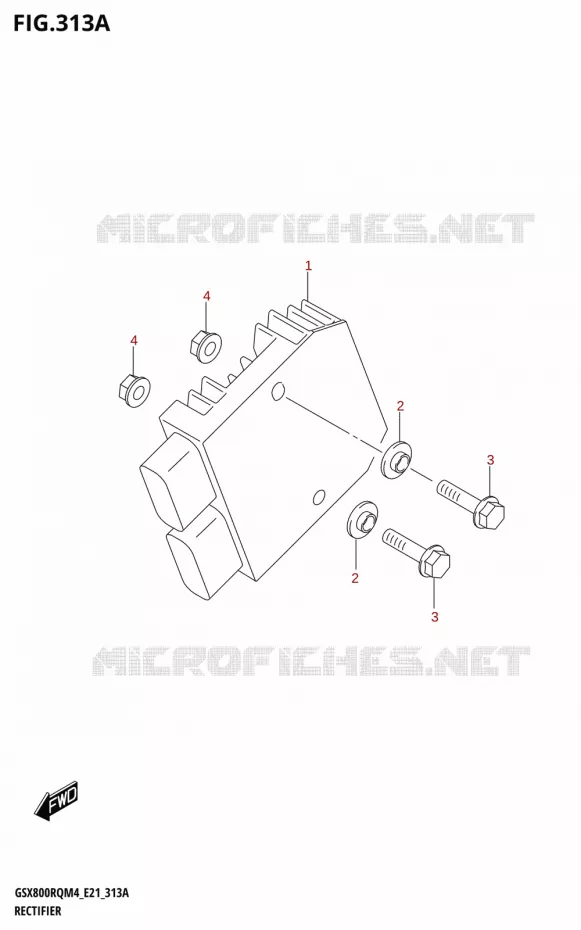 RECTIFIER Suzuki MOTO 800 GSX 2024  GSX800RQ M4 (E21)