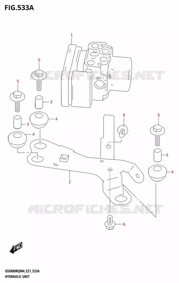 ABS SYSTEM Suzuki MOTO 800 GSX 2024  GSX800UQ M4 (E21)