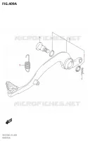 BRAKE PEDAL for Suzuki RM-Z 250 2023