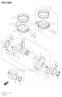 CRANKSHAFT for Suzuki RM-Z 250 2023