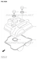 CYLINDER HEAD COVER for Suzuki RM-Z 250 2023