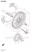 FRONT WHEEL for Suzuki RM-Z 250 2023