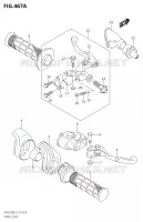 LEVERS   HANDGRIPS for Suzuki RM-Z 250 2023