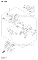 REAR CALIPER for Suzuki RM-Z 250 2023