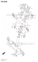 STEERING COLUMN for Suzuki RM-Z 250 2023