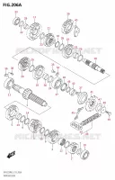 TRANSMISSION for Suzuki RM-Z 250 2023