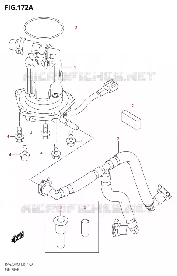 FUEL PUMP Suzuki MOTO 250 RM-Z 2023  RM-Z250 M3 (E19)