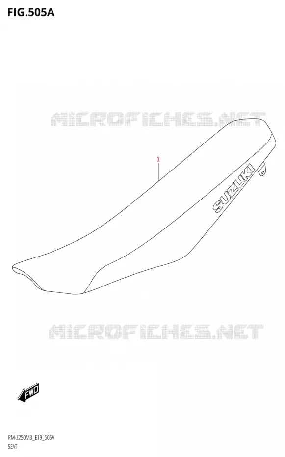 SEAT Suzuki MOTO 250 RM-Z 2023  RM-Z250 M3 (E19)