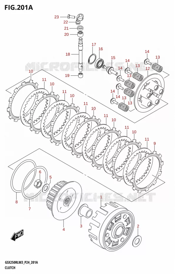 CLUTCH Suzuki MOTO 250 GSX-R 2023  GSX250RL M3 (P24)