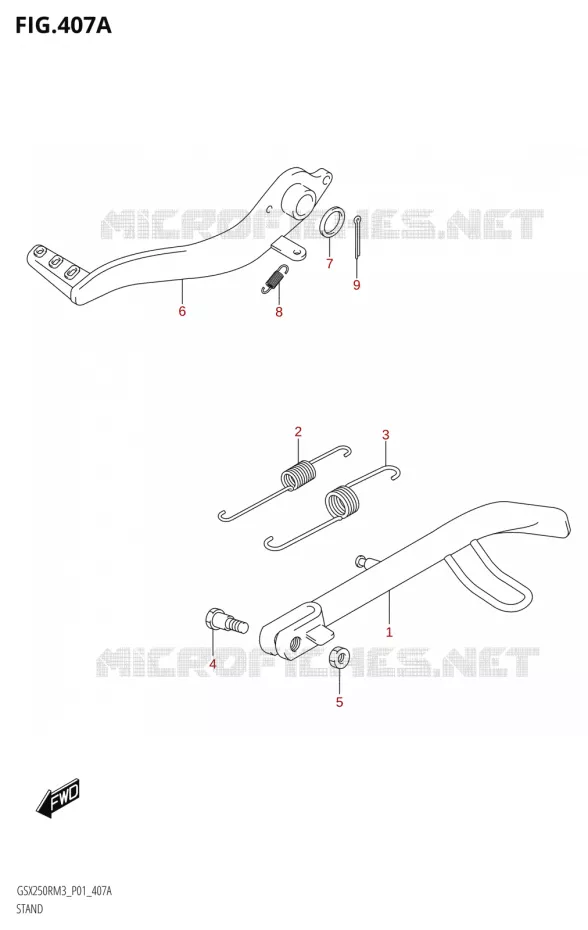 STAND Suzuki MOTO 250 GSX-R 2023  GSX250RRLJ M3 (P01)