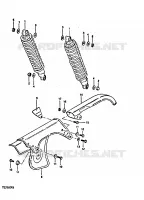 CHAIN GUARD (E22) for Suzuki TS-ER 250 1996