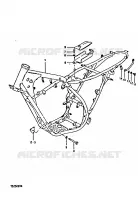 FRAME for Suzuki TS-ER 250 1996