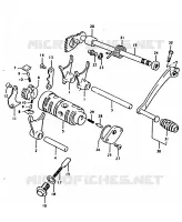 GEAR SHIFTING ASSY for Suzuki TS-ER 125 1992