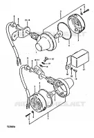 INDICATORS for Suzuki TS-ER 250 1996