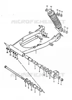 SWINGARM for Suzuki TS 125 1979