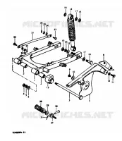 SWINGARM for Suzuki TS-ER 50 1979