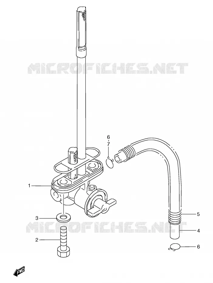 FUEL COCK Suzuki MOTO 125 TS-R 1992  TS125RN(E2)