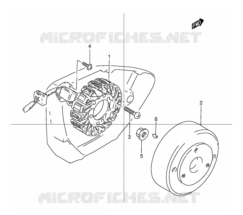 IGNITION Suzuki MOTO 125 TU 1999  TU125XTX(E2)