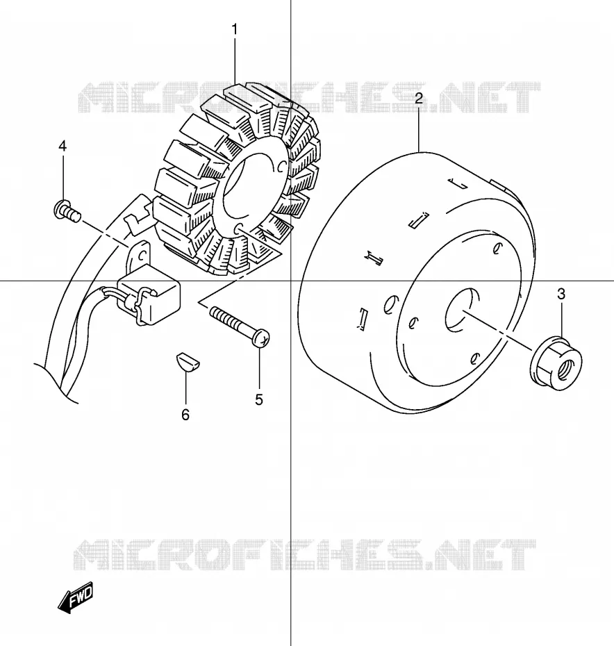 IGNITION Suzuki SCOOTER 150 EPICURO 2000  UC150Y(E34)