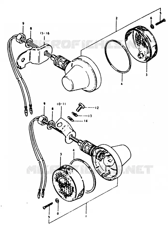 INDICATORS Suzuki MOTO 125 TS-ER 1992  TS125ERN
